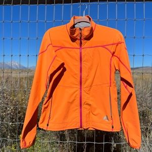 Eddie Bauer First Ascent | Orange Jacket with Hot Pink Accents | Medium